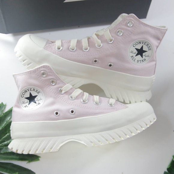 Converse High Top Lugged 2.0 Platform a02424c White Pink Women's Sneakers - Picture 4 of 7